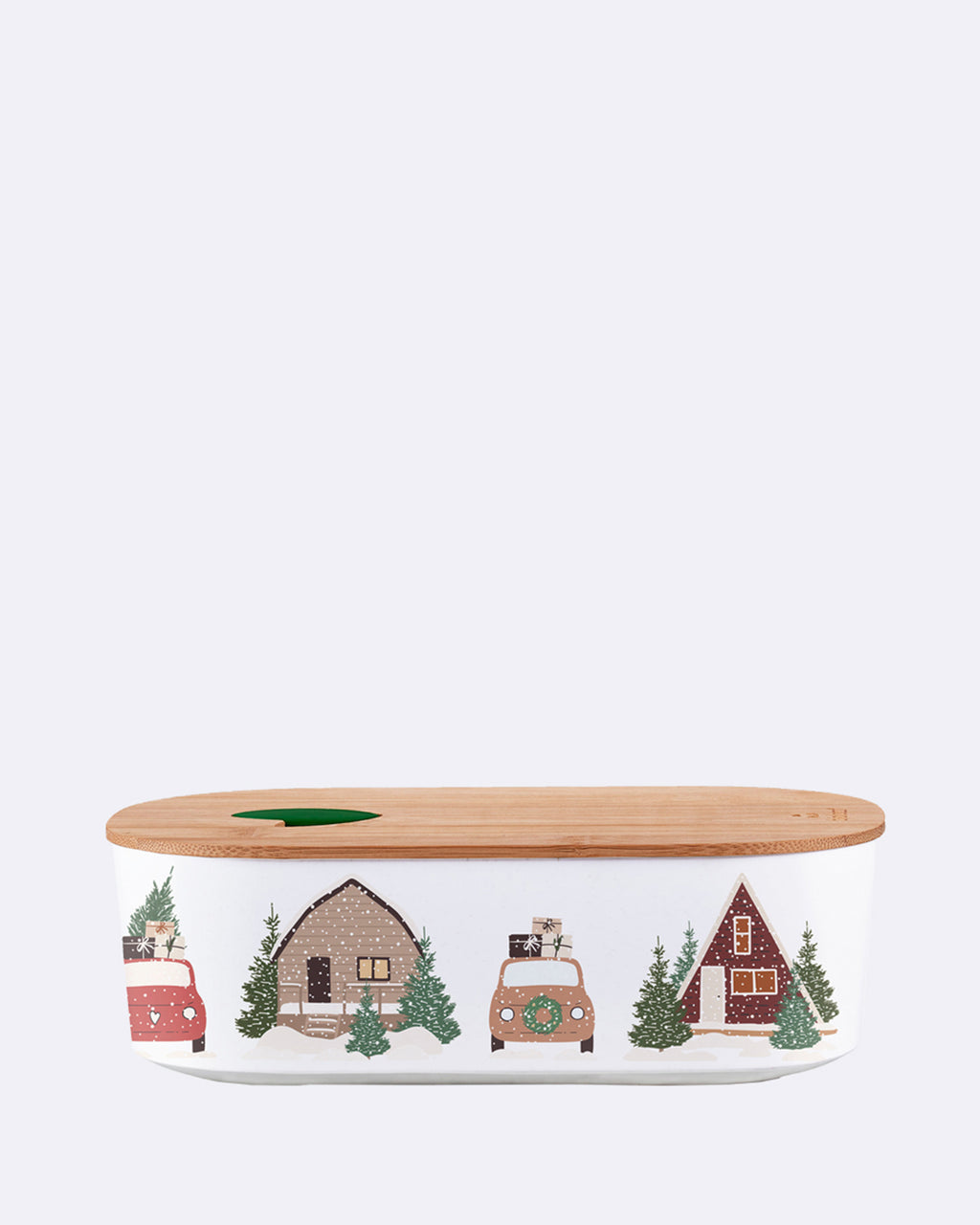 boîte à lunch ovale pour plantes Bioloco hiver