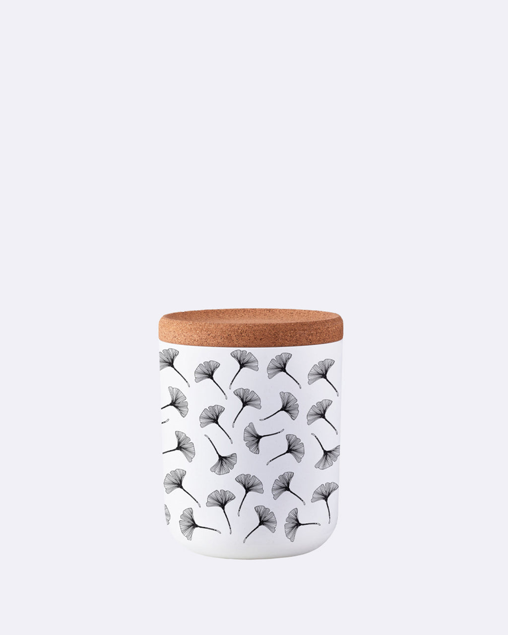 Conteneur de rangement - fleurs d'art au trait moyen