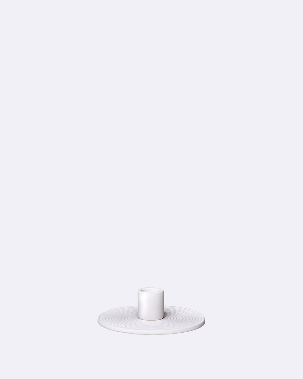 Keramik Kerzenhalter RUA single White Ceramic