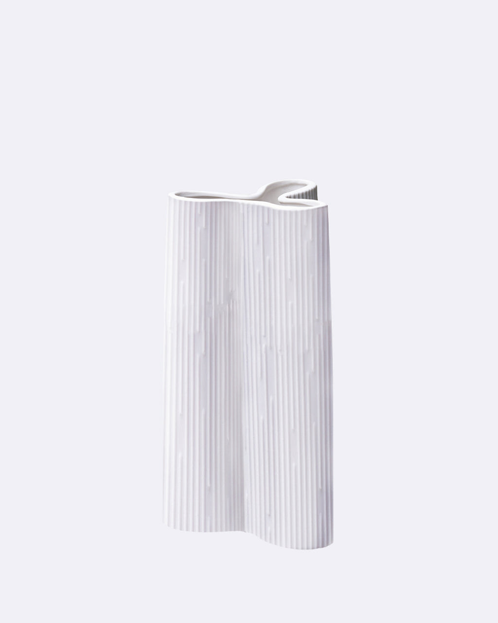Vase en céramique en forme de larme - RUA céramique blanche