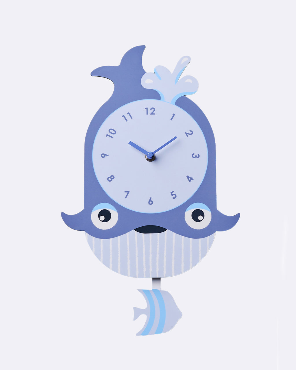 horloge murale pour enfants baleine