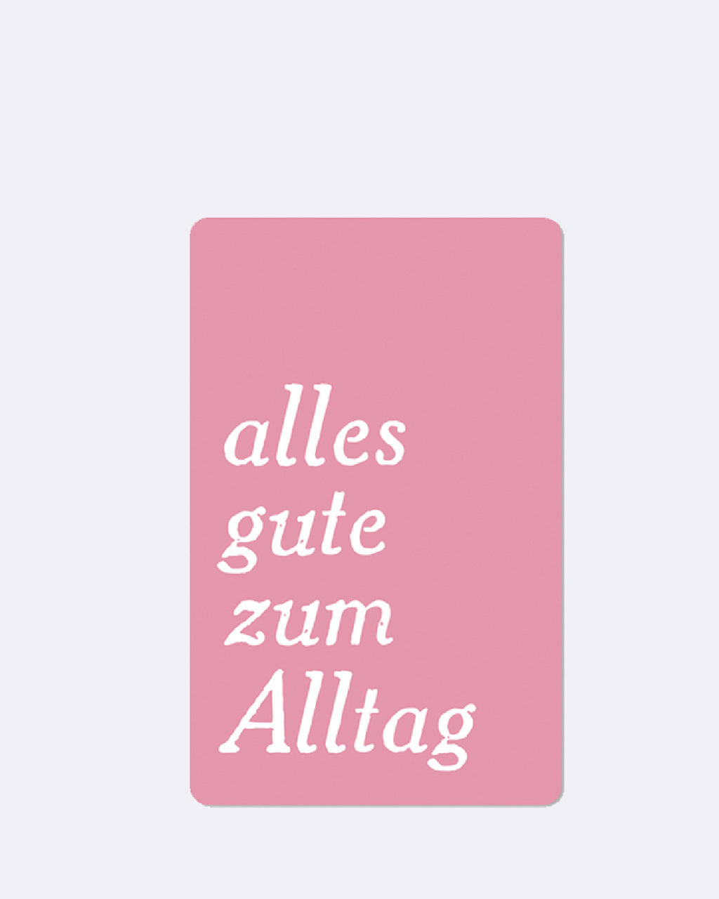 Mini Postkarten Alltag