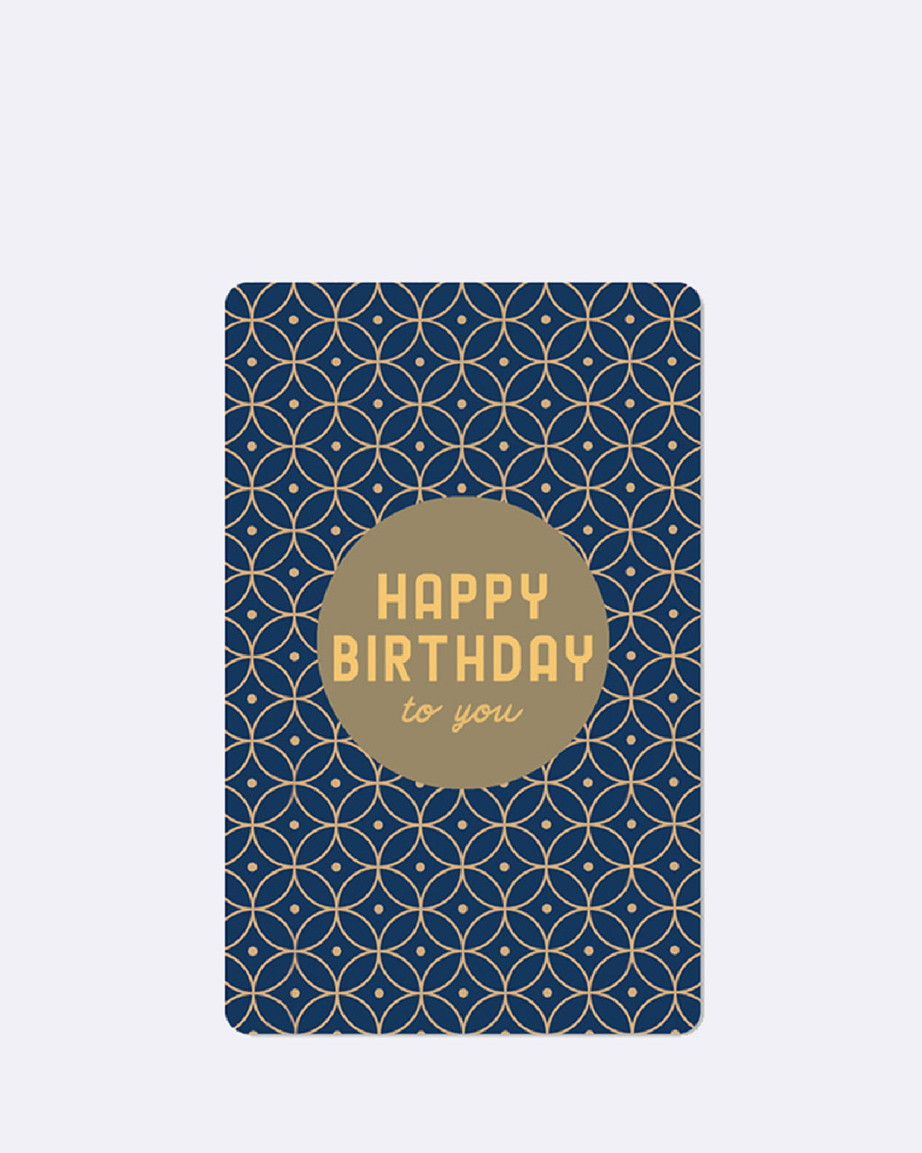 Mini Postkarten - Birthday Muster