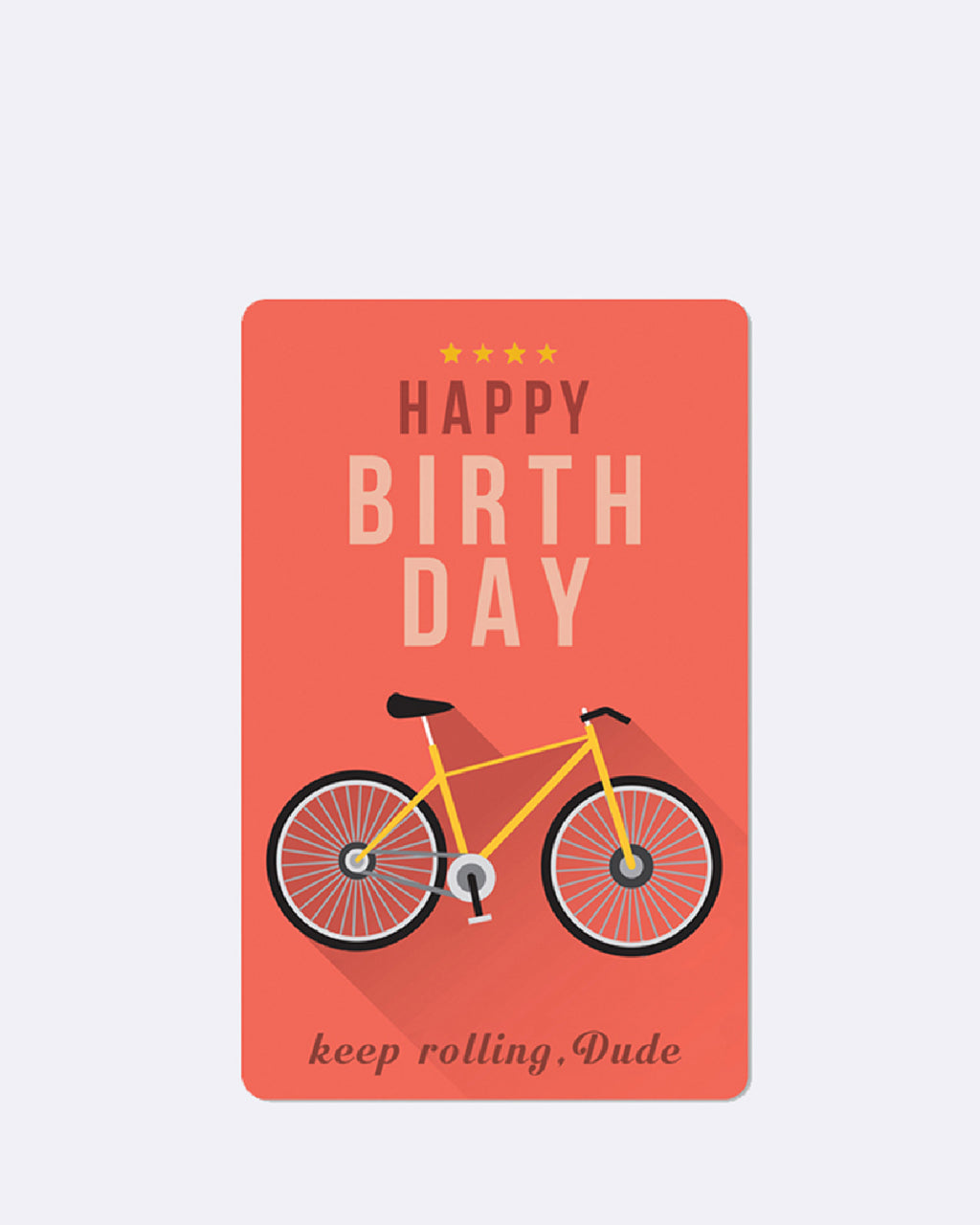 Mini Postkarten - Birthday Bike