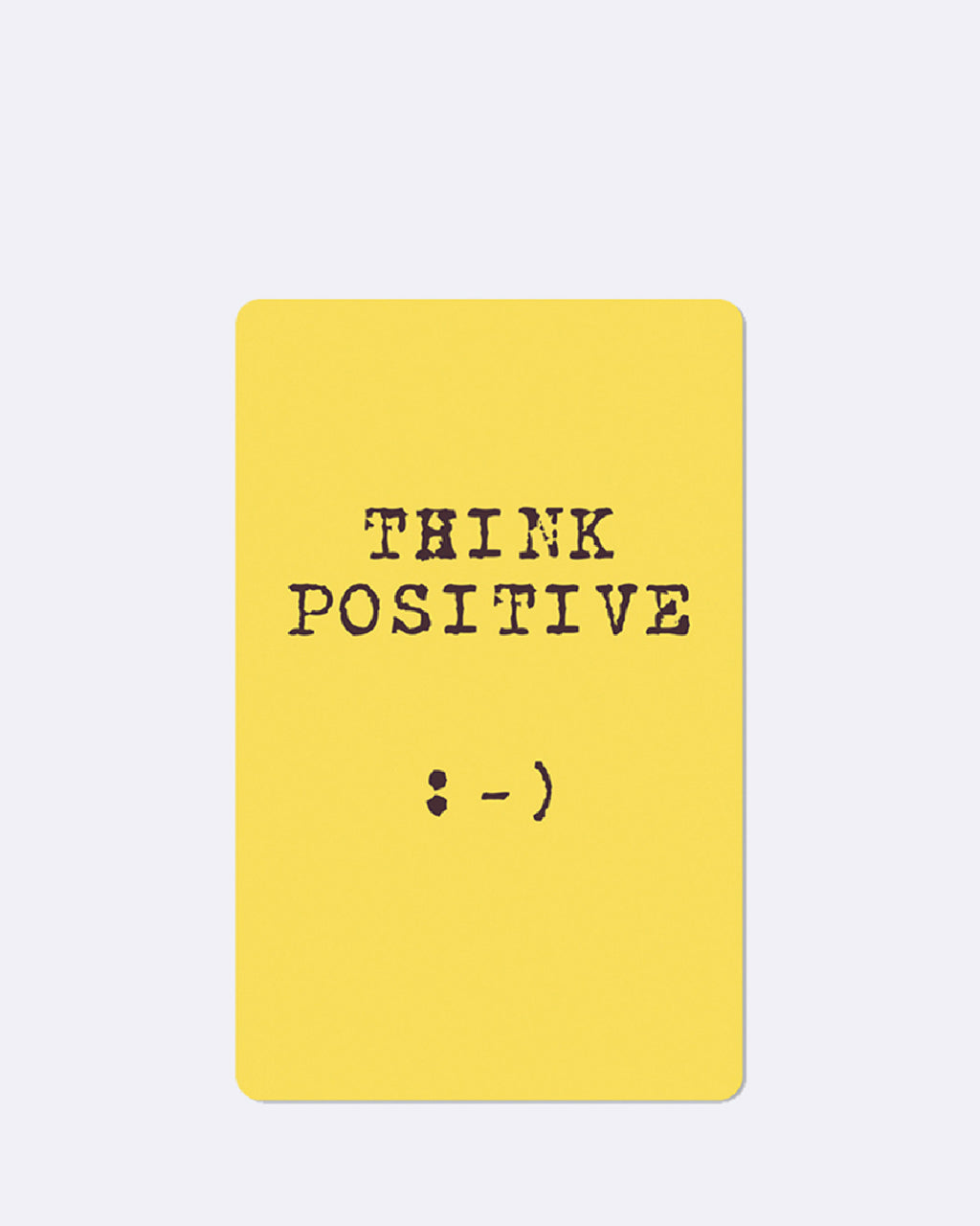 Mini cartes postales Pensez positif