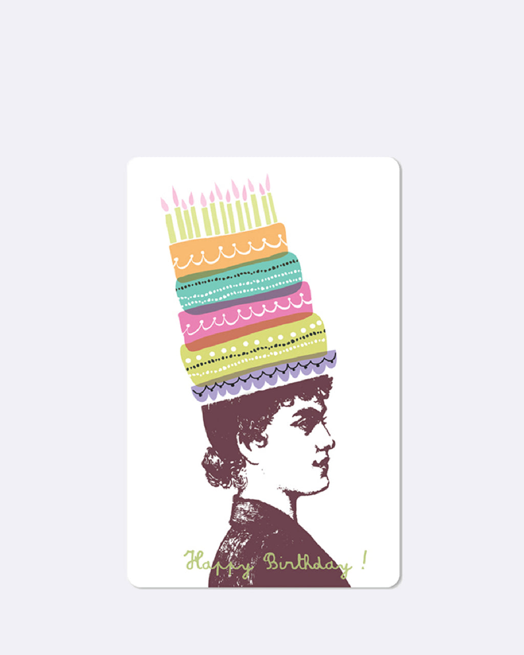 Mini Postkarten - Birthday Head