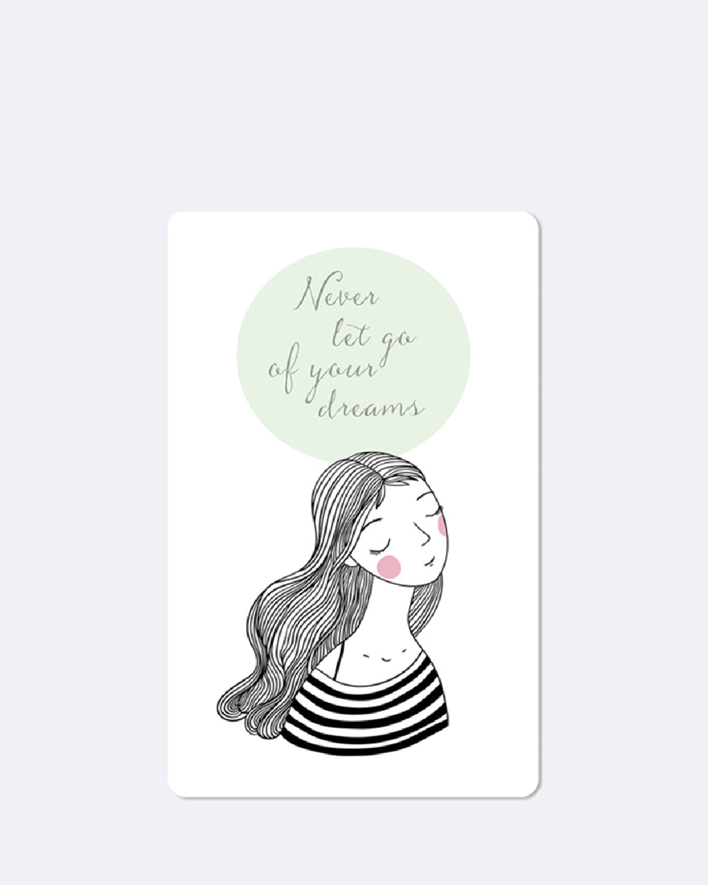 Mini cartes postales Dream Girl