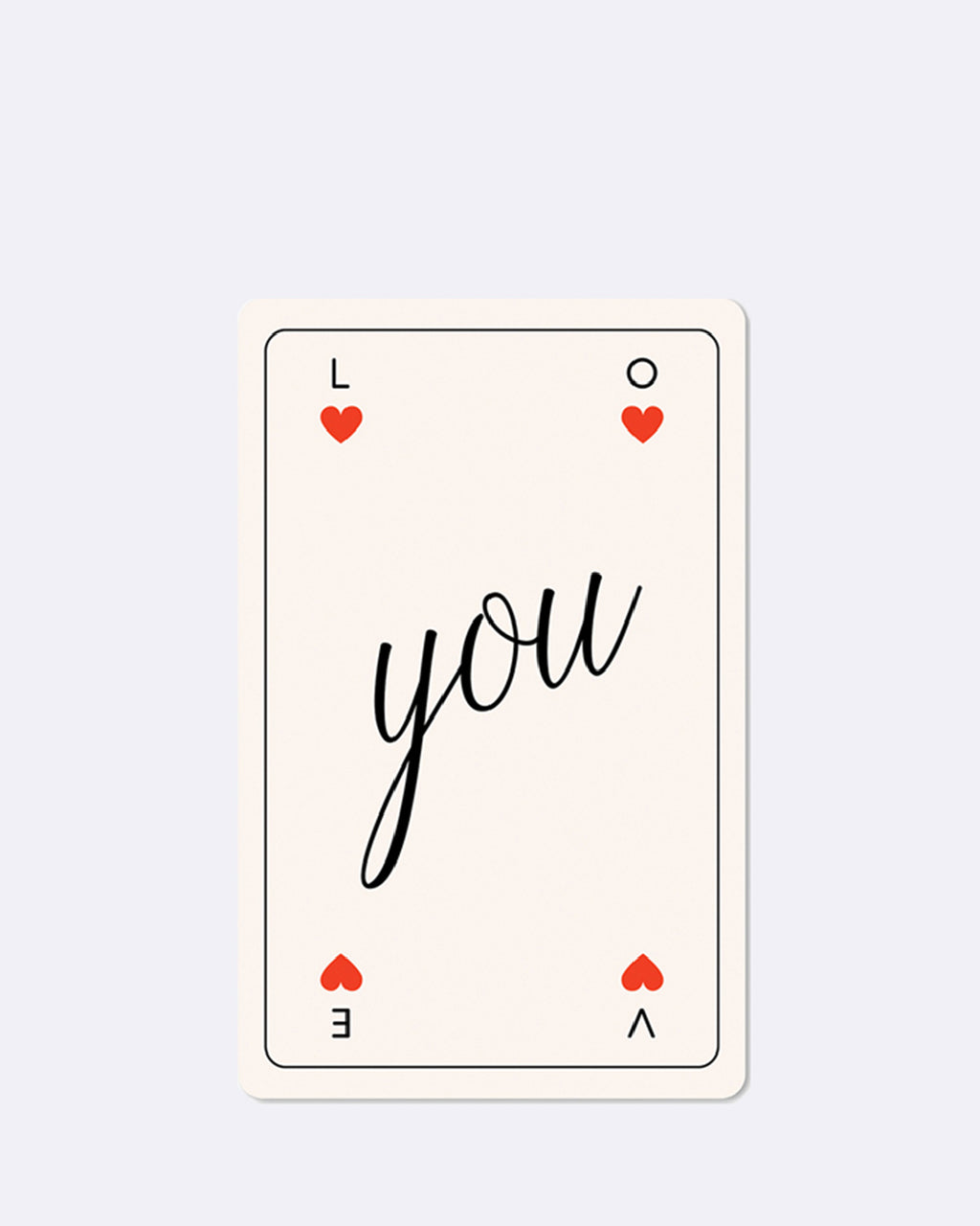 Mini cartes postales - Carte cœur