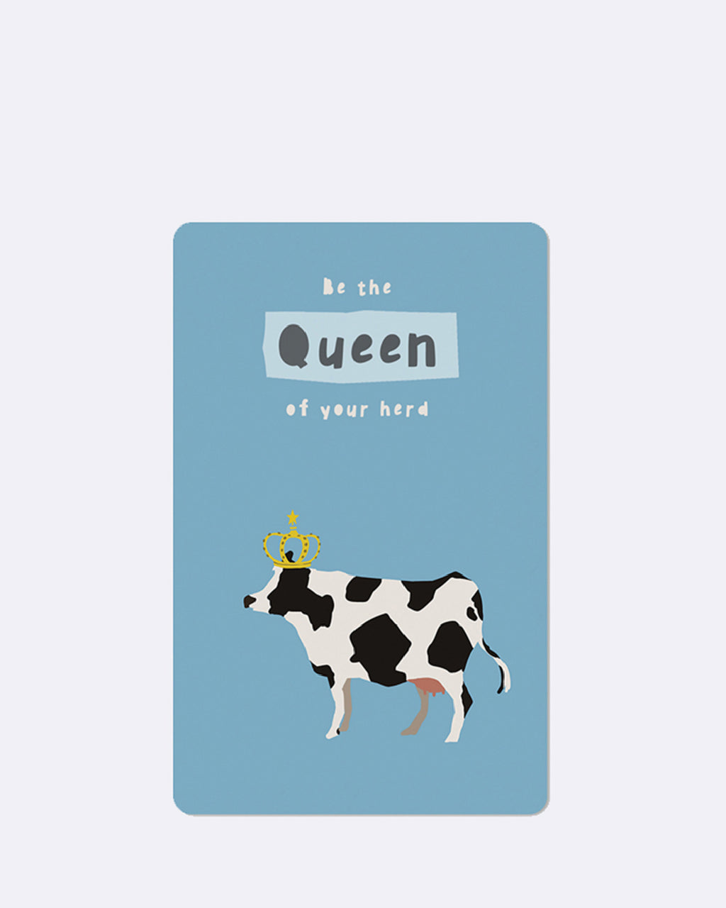 Mini cartes postales - Reine des vaches