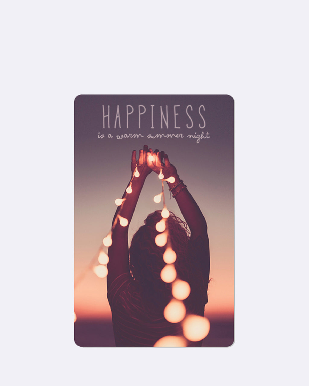Mini postcards Happiness summer night