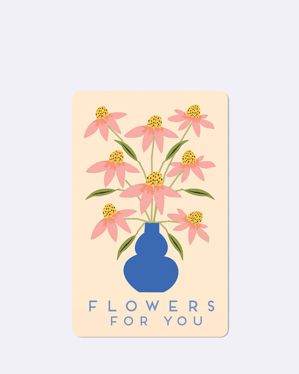Mini cartes postales Des fleurs pour toi