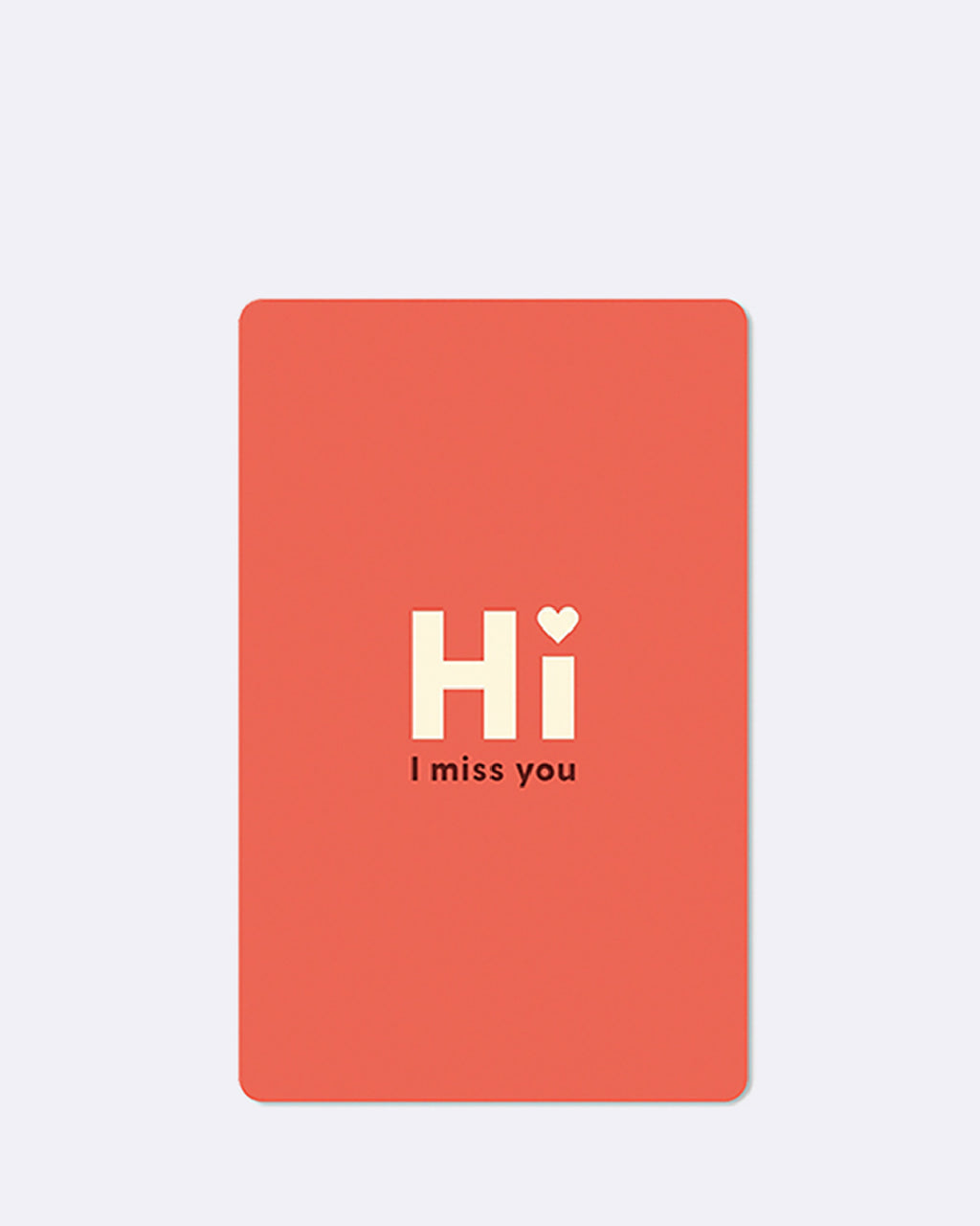 Mini cartes postales - Salut tu me manques