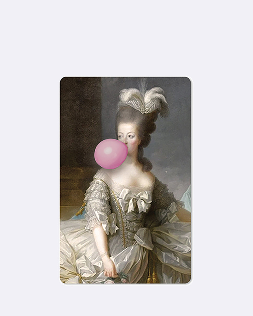 Mini cartes postales Dame aux ballons