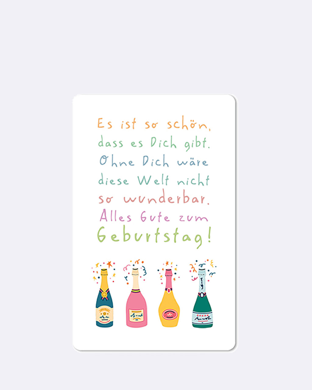 Mini Postkarten - Schön dass es dich gibt