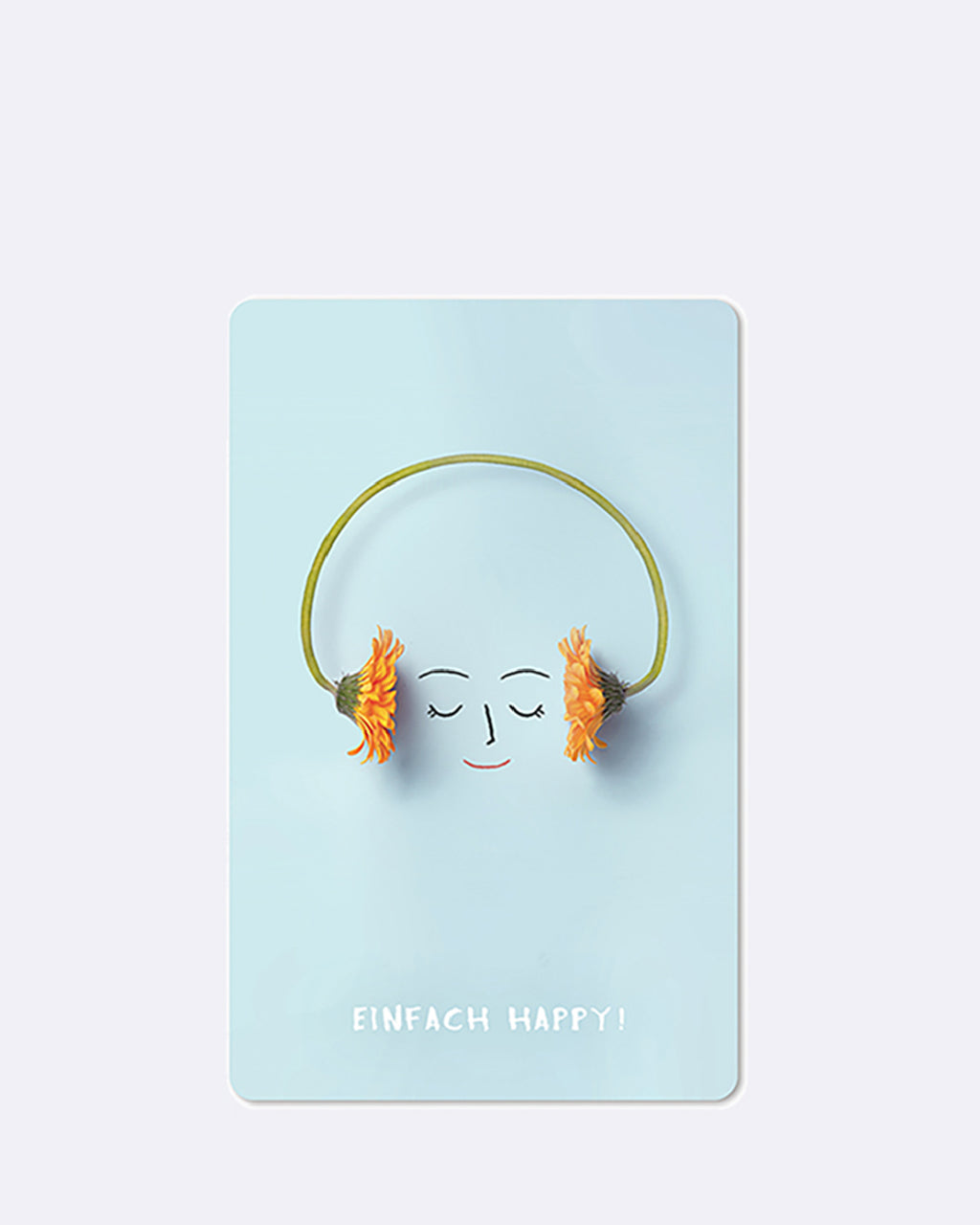 Mini Postkarten Einfach happy