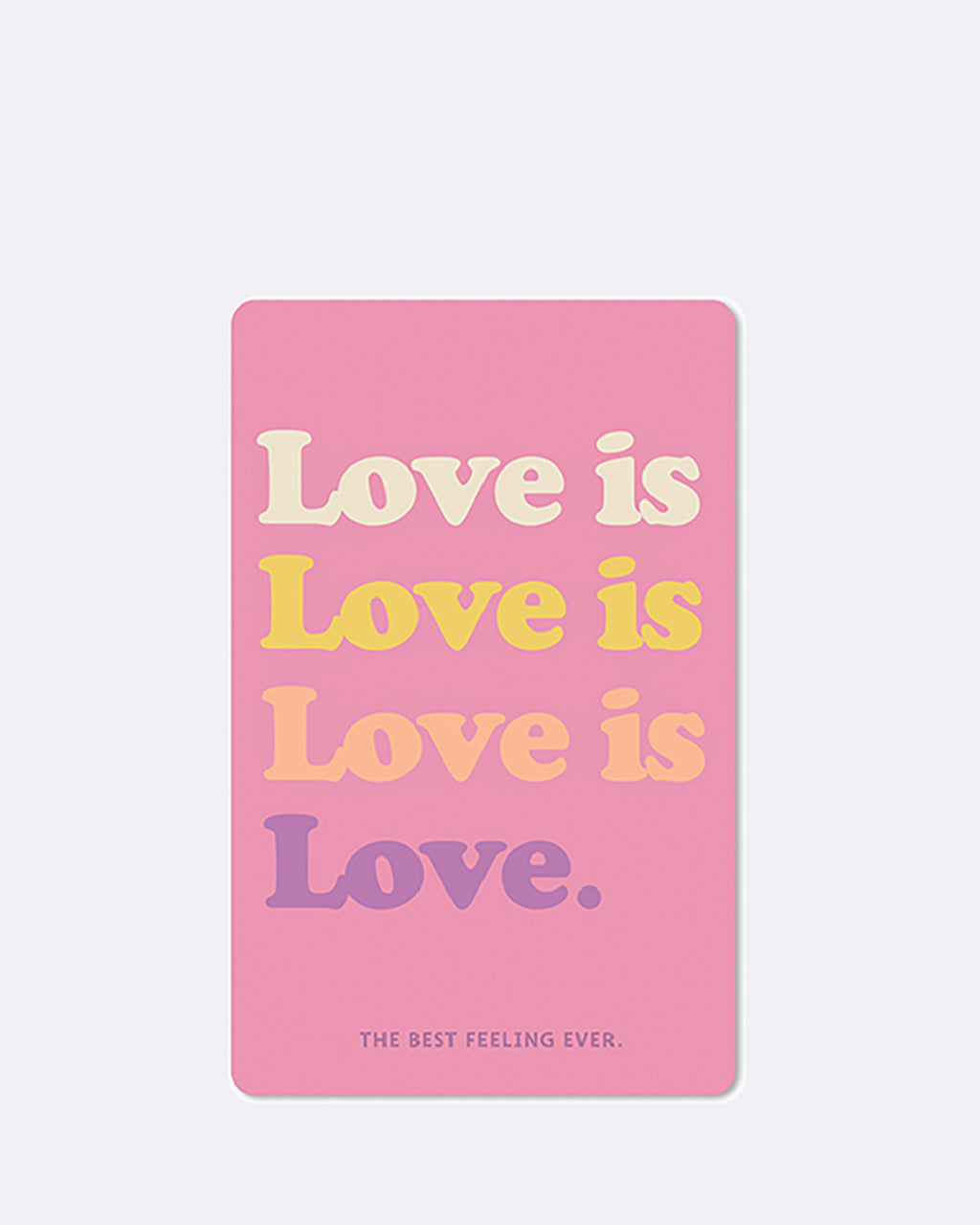 Mini cartes postales - L'amour c'est