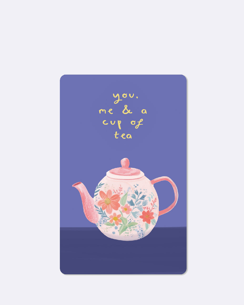 Mini cartes postales - tasse de thé
