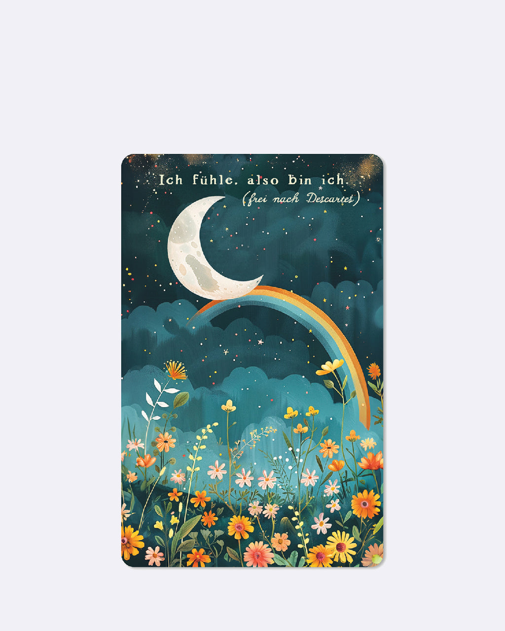 Mini Cartes Postales - Je sens donc je suis