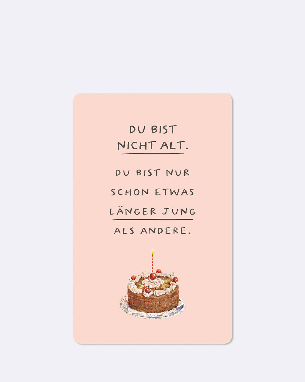 Mini cartes postales - Tu n'es pas vieux