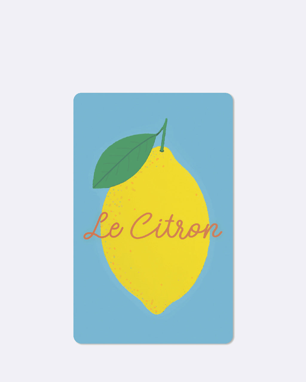 Mini Cartes Postales - Le Citron
