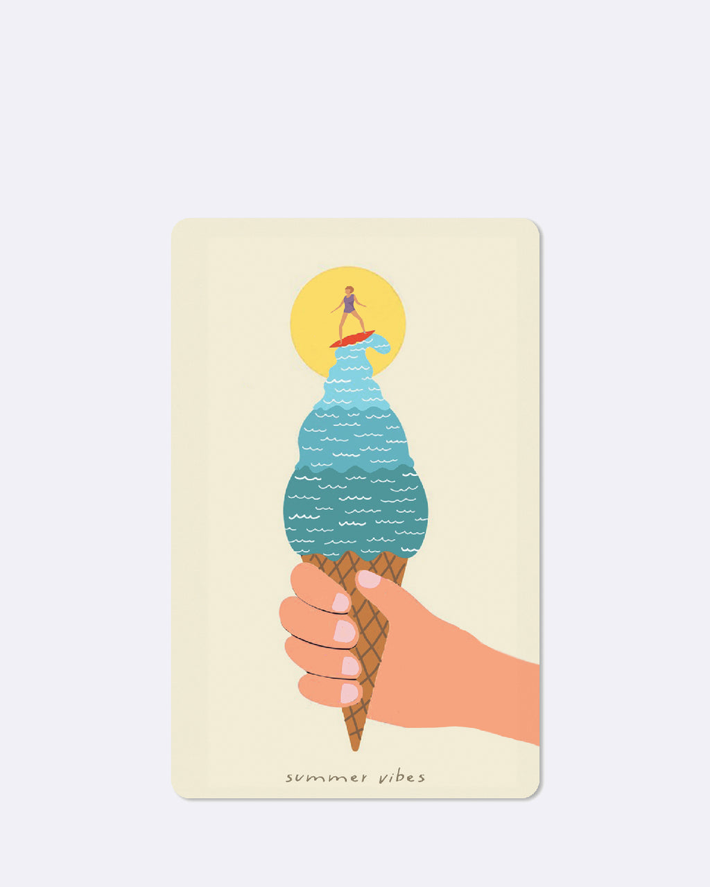 Mini cartes postales - ambiance estivale
