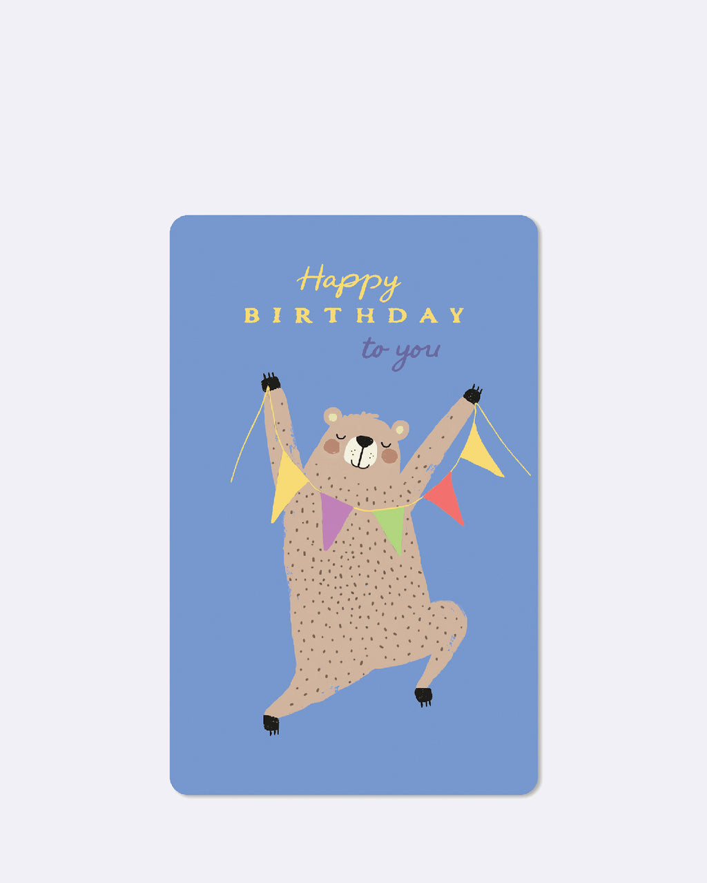 Mini cartes postales - Ours d'anniversaire