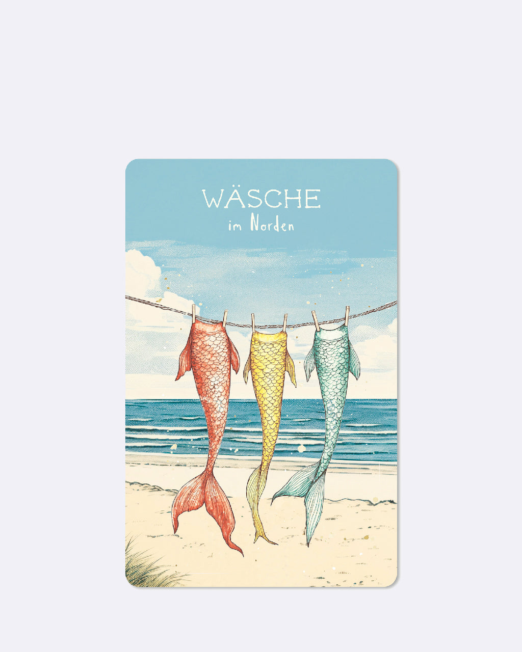 Mini-cartes postales - La lessive dans le Nord