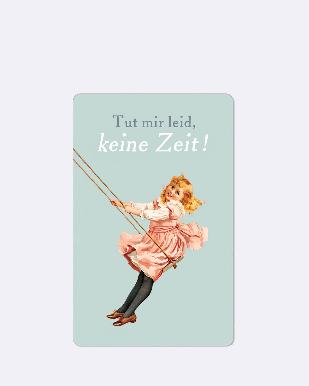 Mini cartes postales - Pas le temps