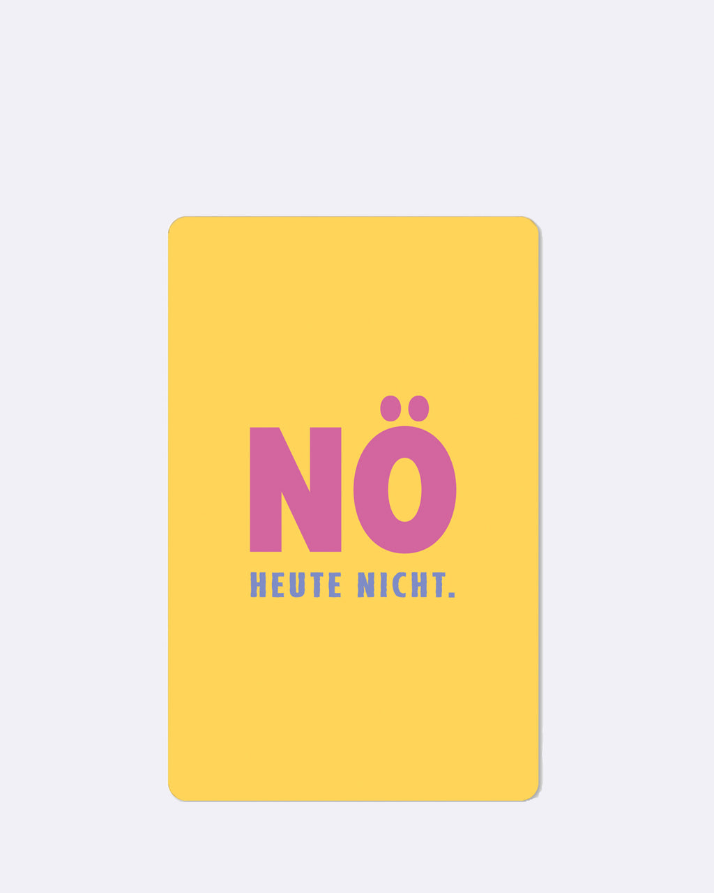 Mini cartes postales - Non