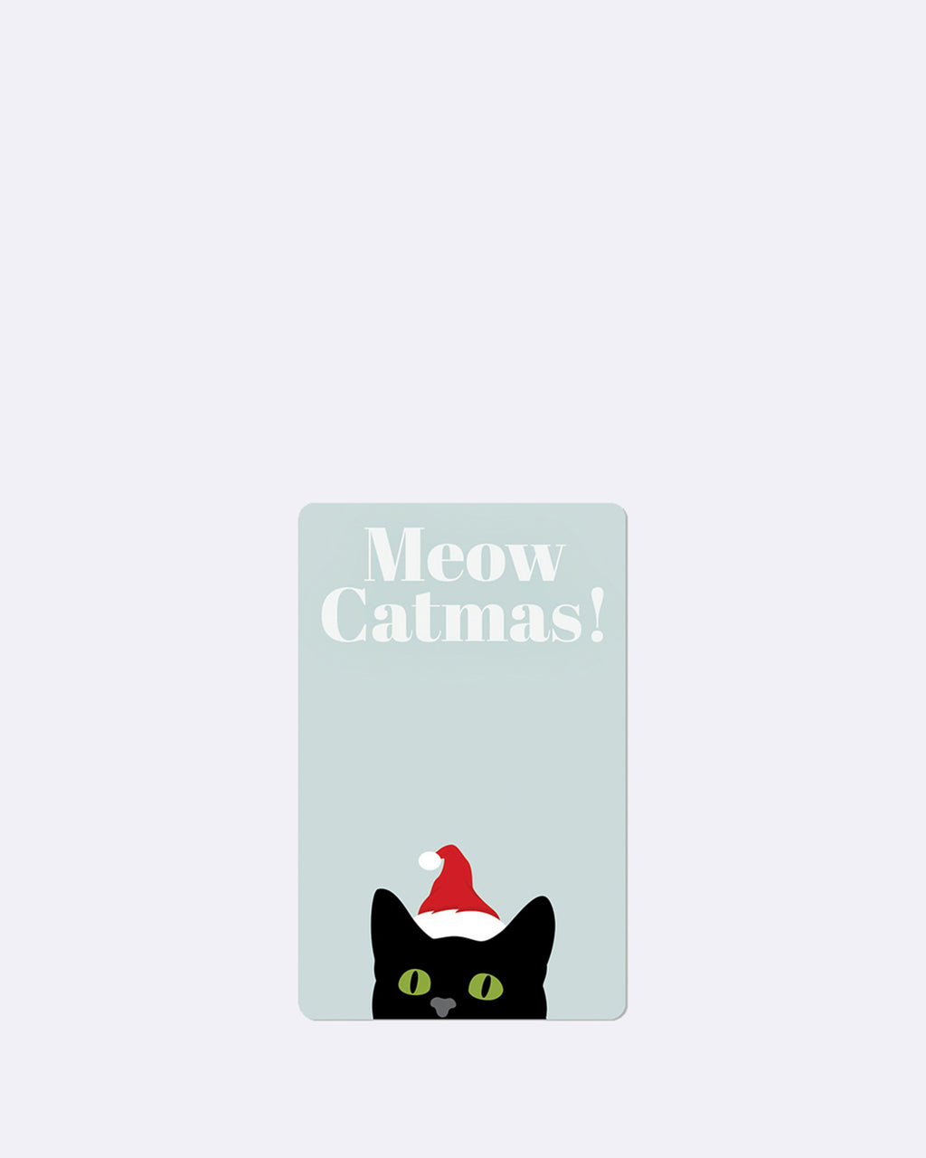 Mini cartes postales Meow Catmas