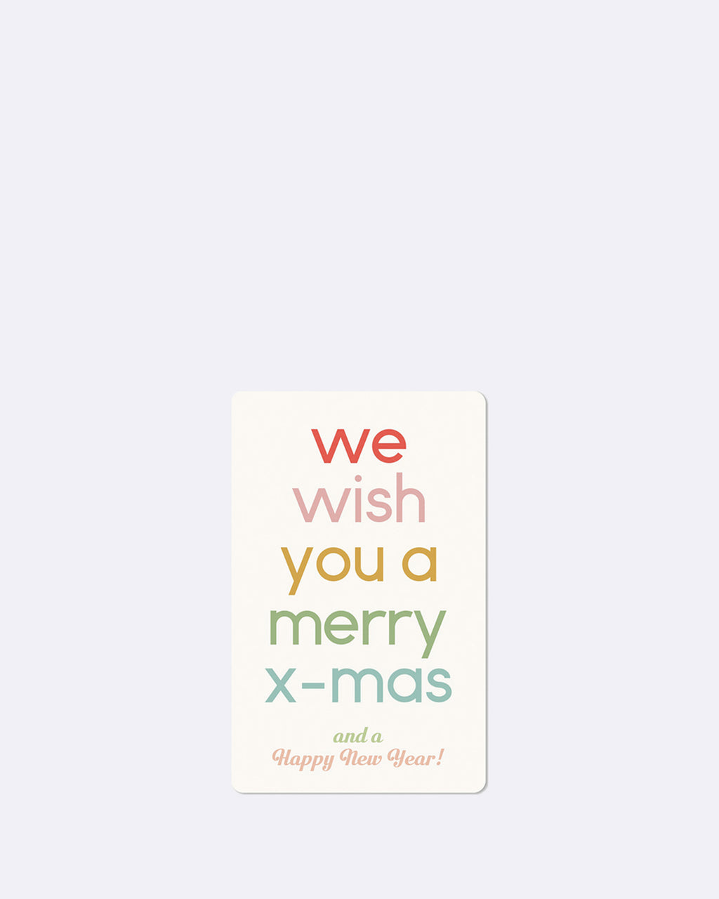Mini cartes postales Je vous souhaite un joyeux Noël