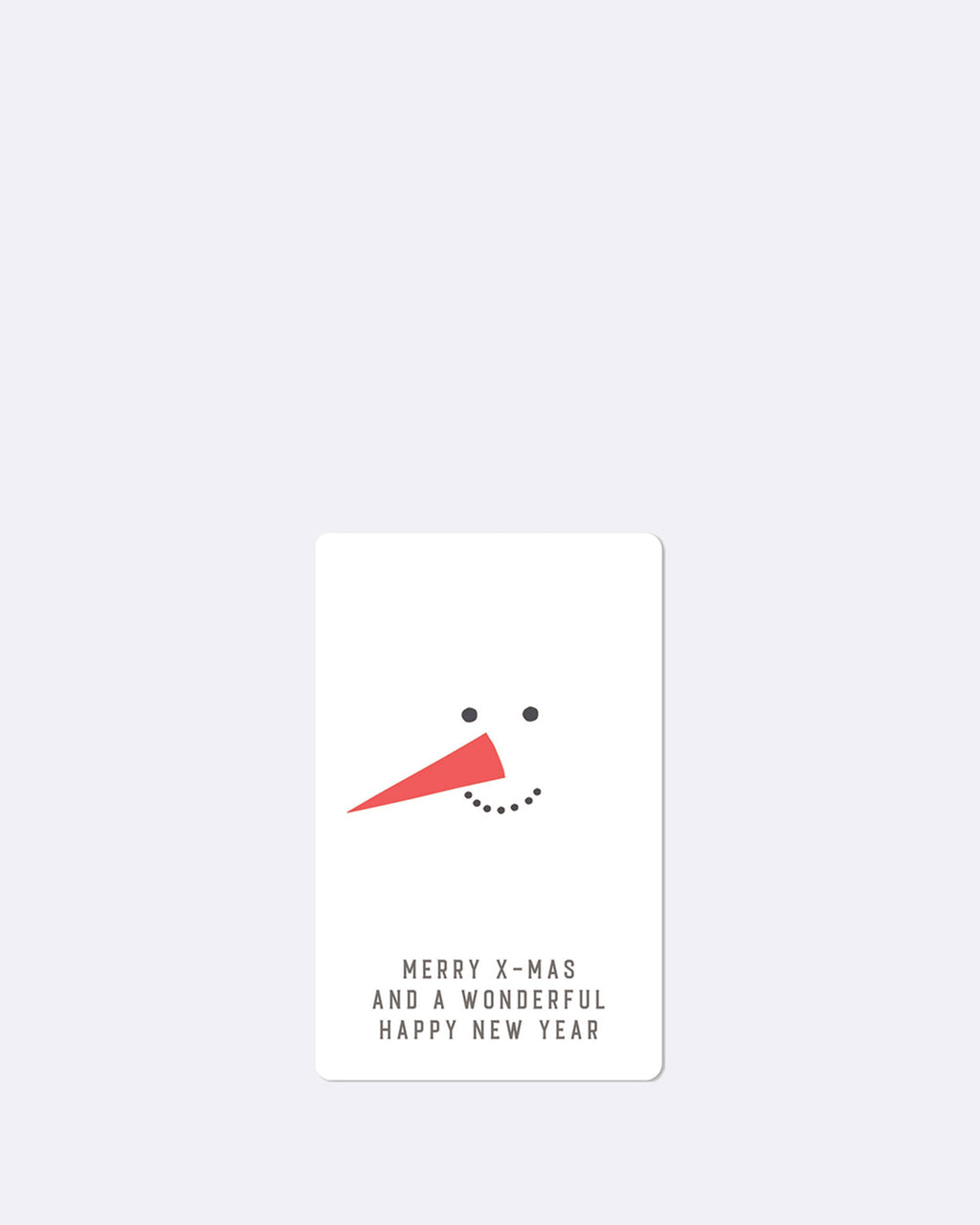 Mini cartes postales Bonhomme de neige Noël