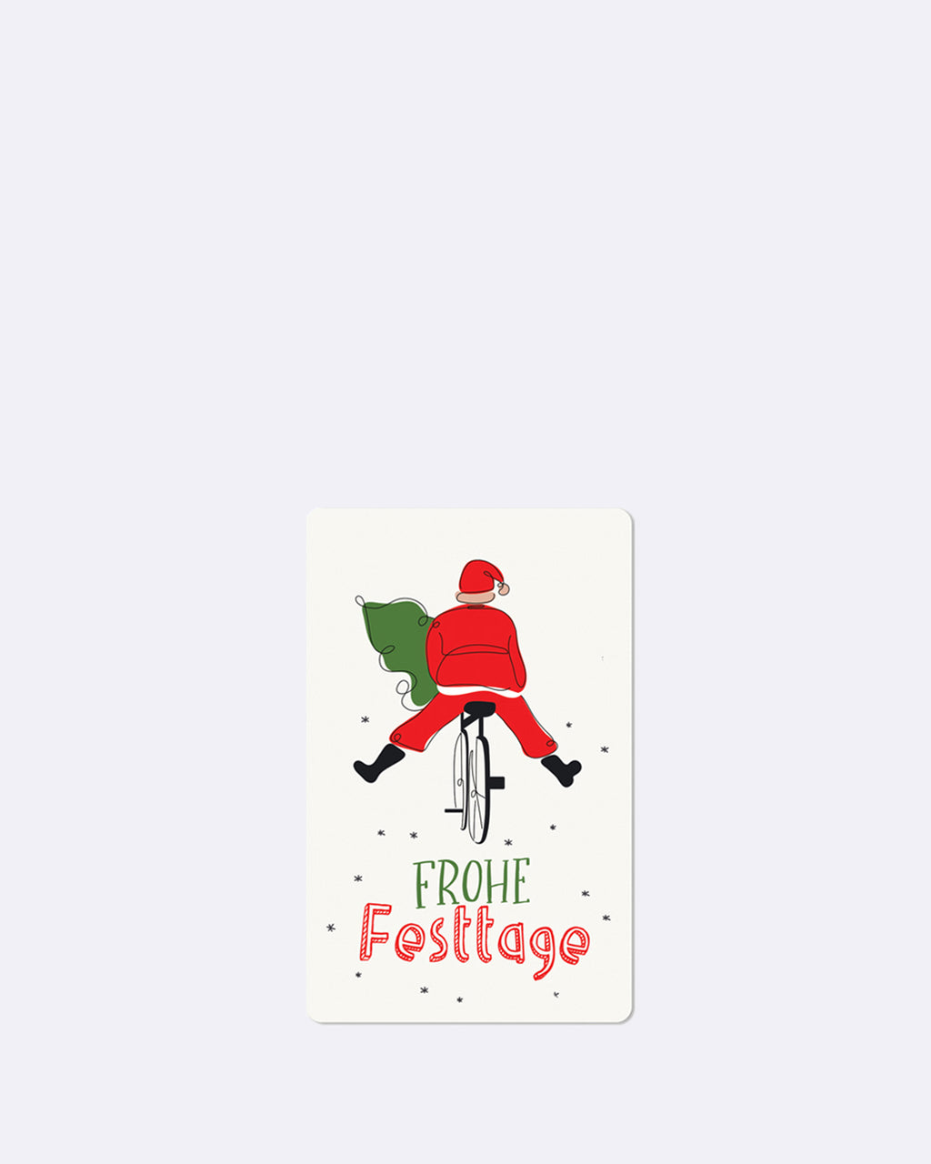 Mini Postkarten Frohe Festtage