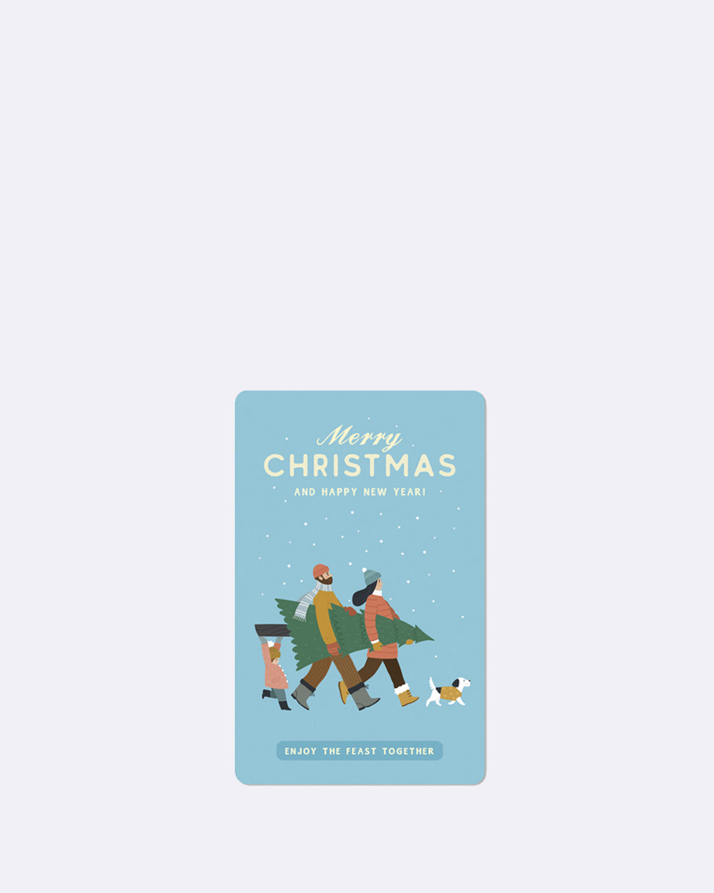 Mini cartes postales Profitez de la fête ensemble