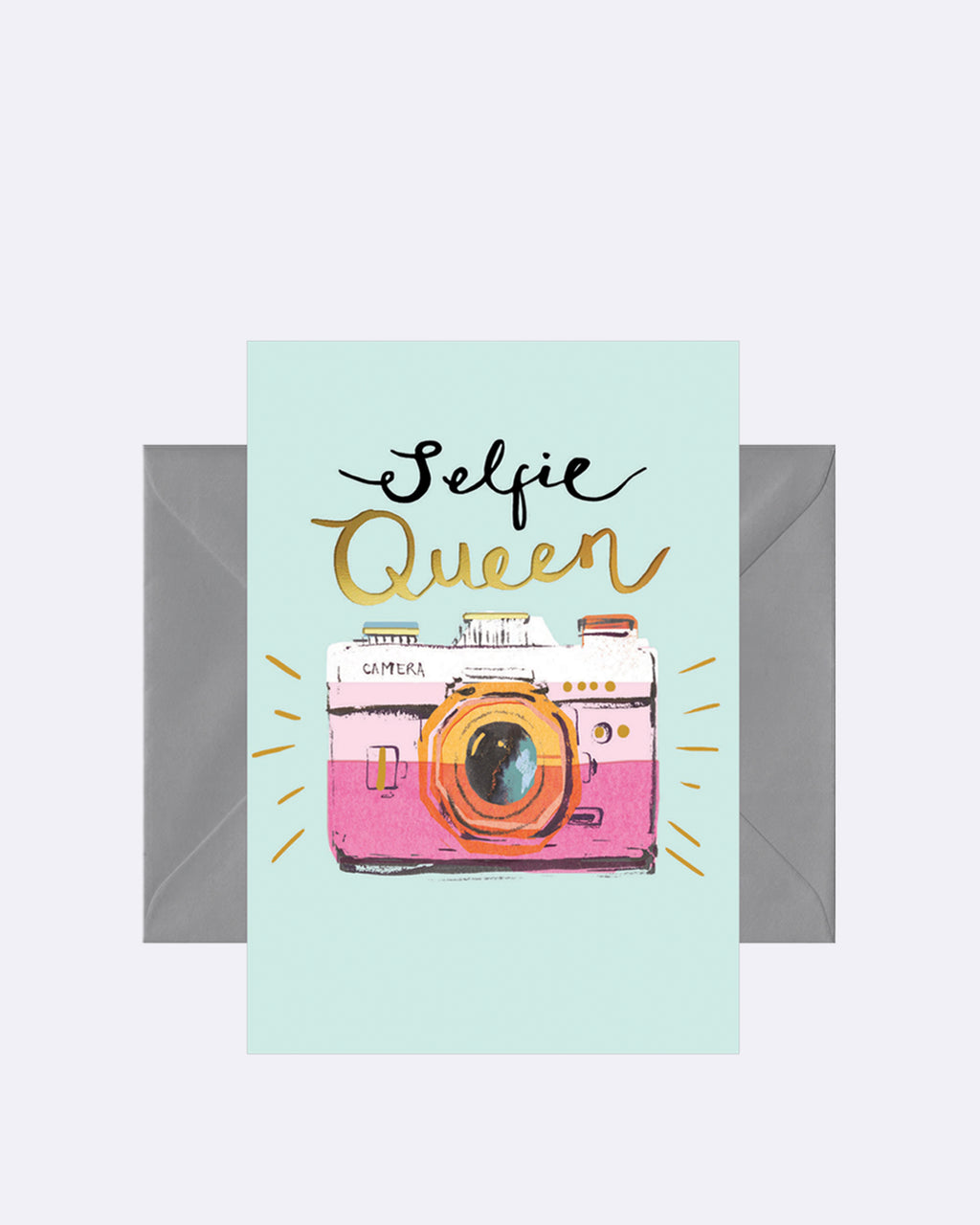 Doppelkarte - Selfie Queen