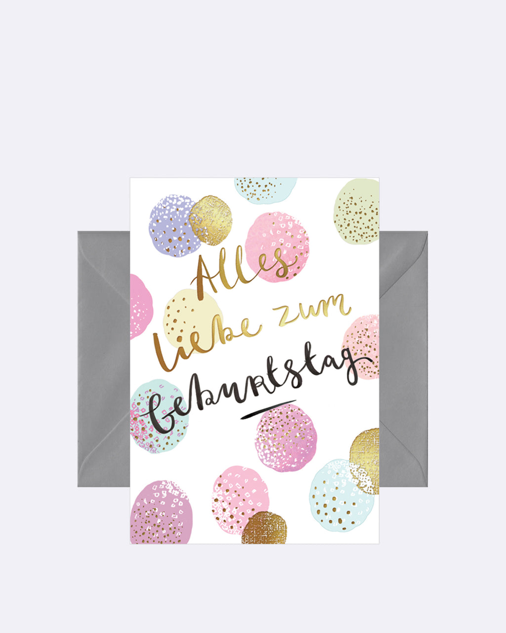 Doppelkarte Alles Liebe zum Geburtstag
