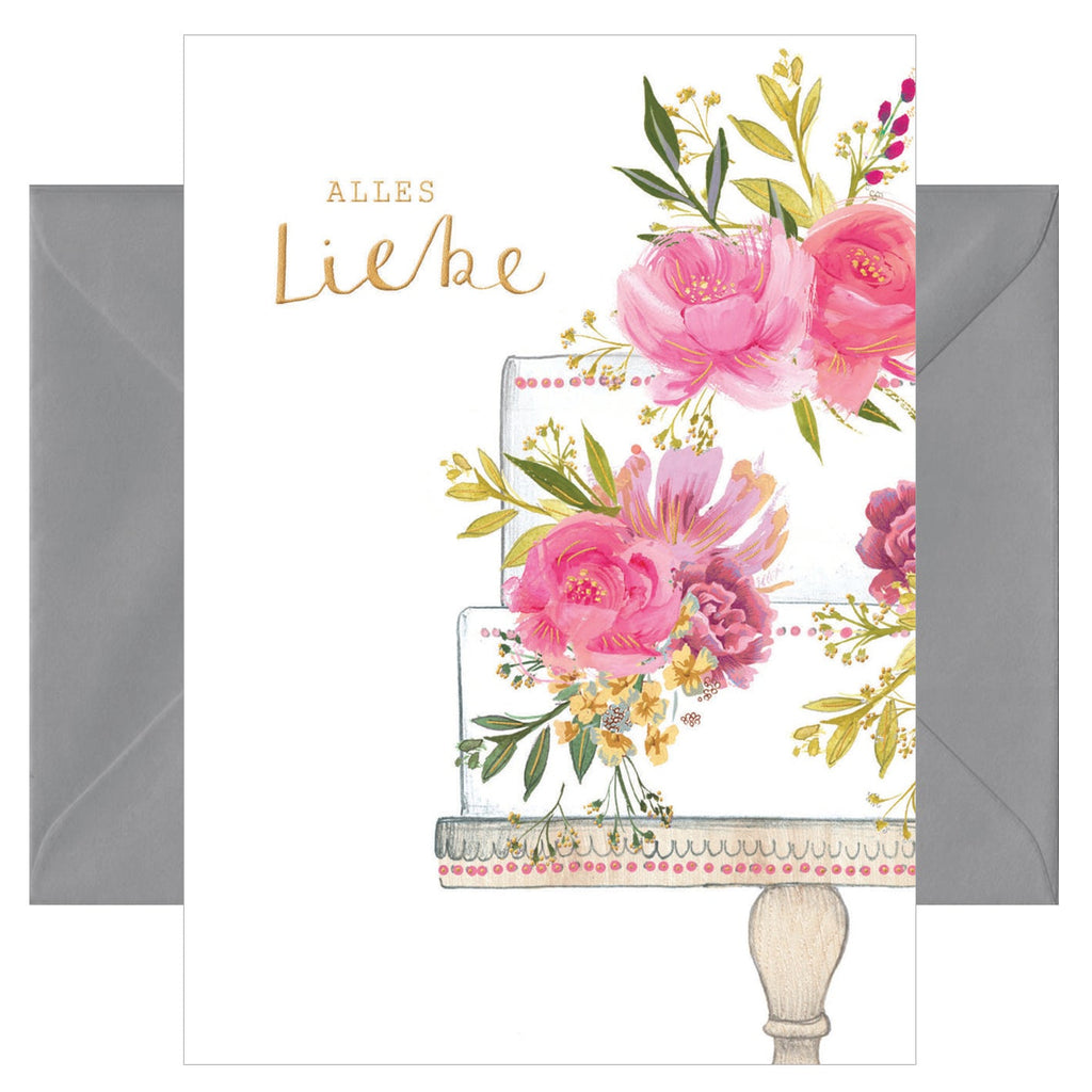 Doppelkarte Alles Liebe