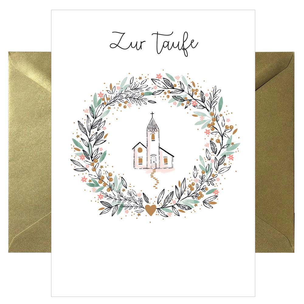 Double card - For baptism