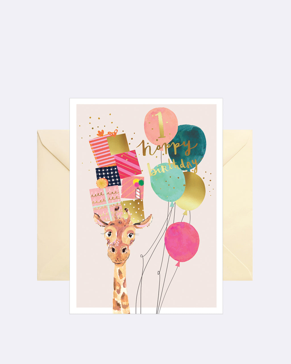 Carte double Joyeux anniversaire