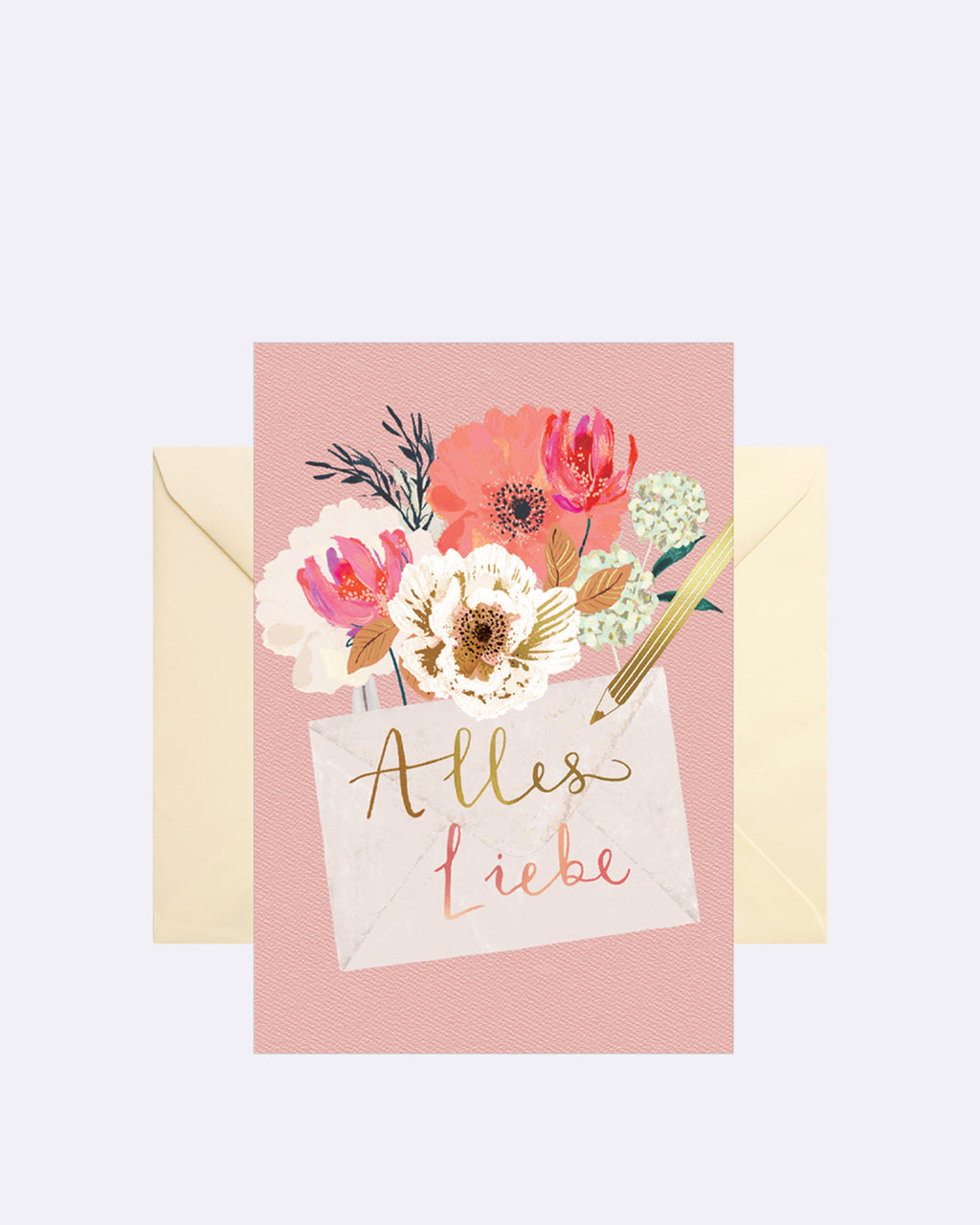 Doppelkarte Alles Liebe