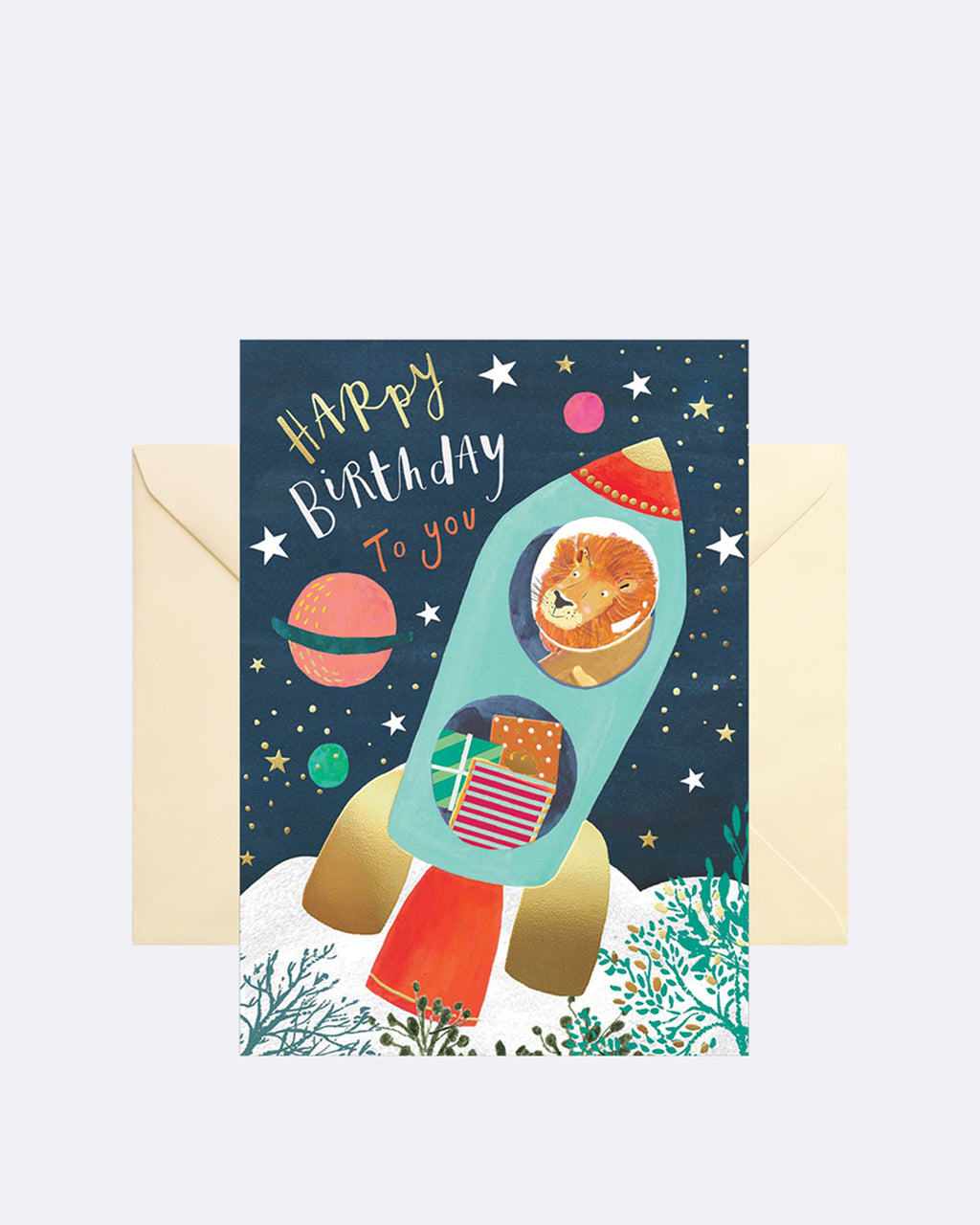 Doppelkarte Happy Birthday to you