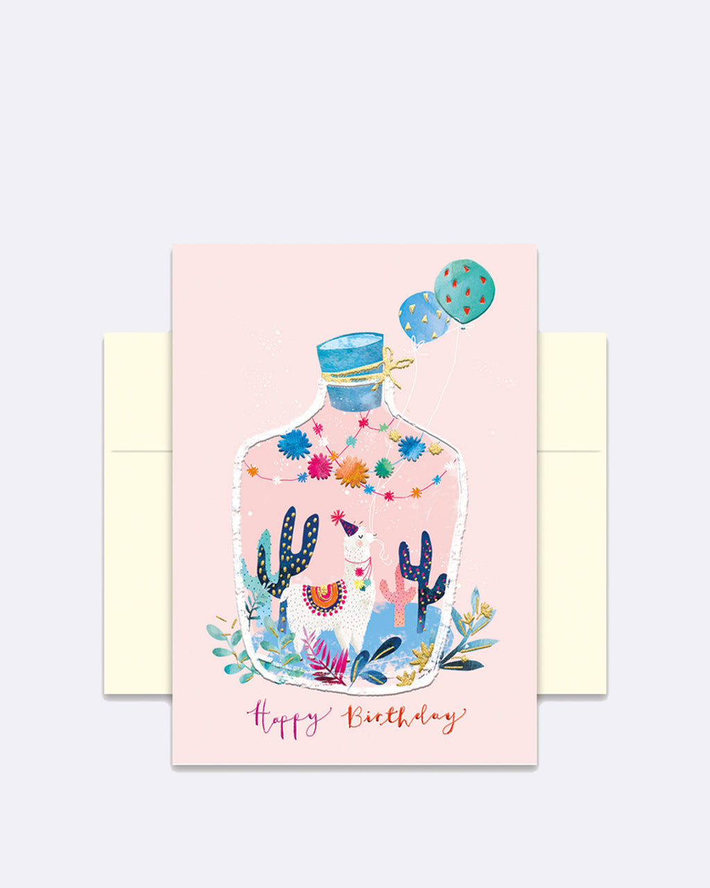 Carte double Joyeux anniversaire