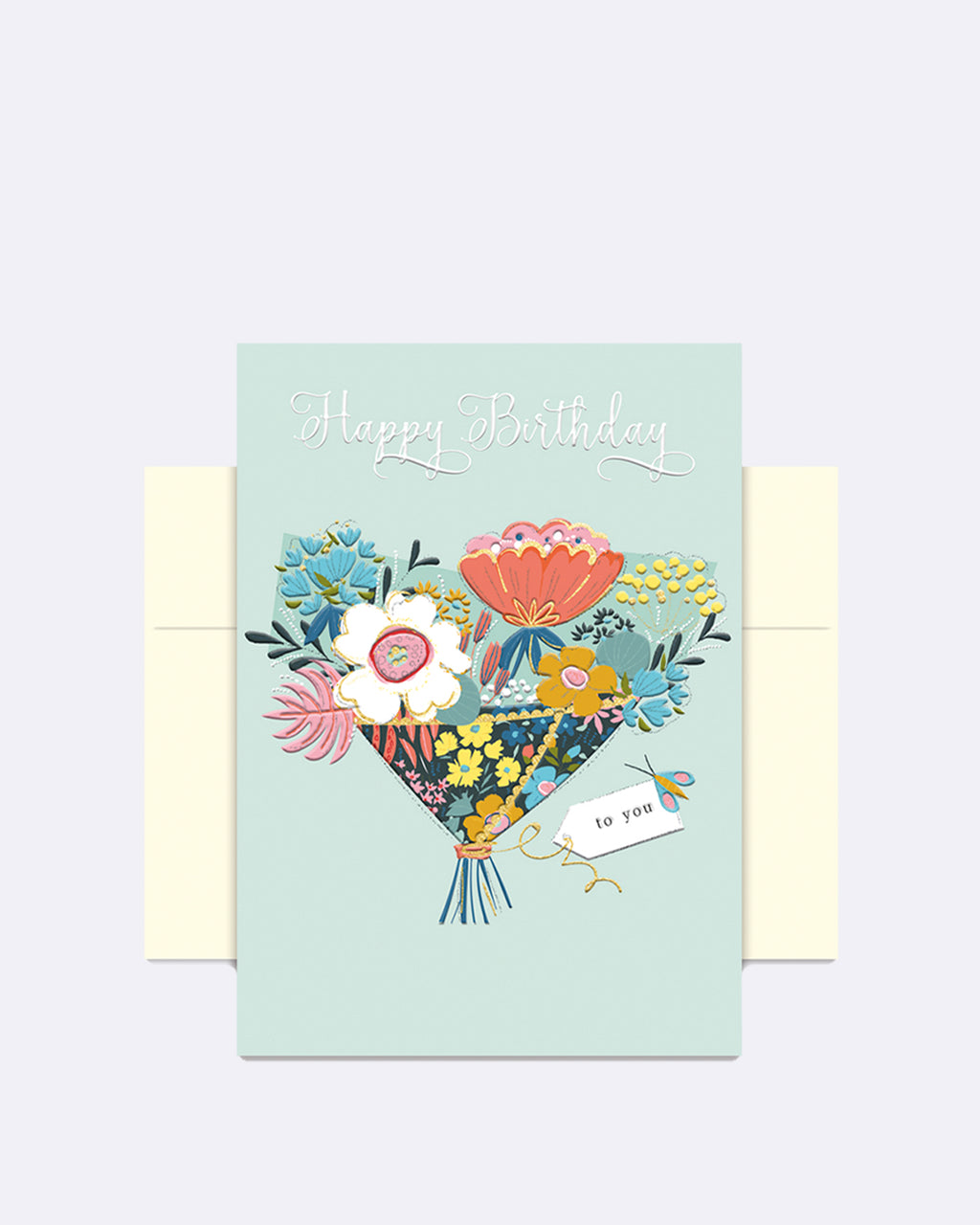 Carte double Joyeux anniversaire
