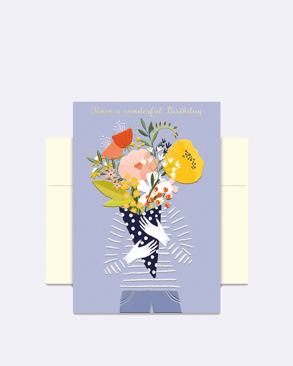 Carte double Passez un merveilleux anniversaire