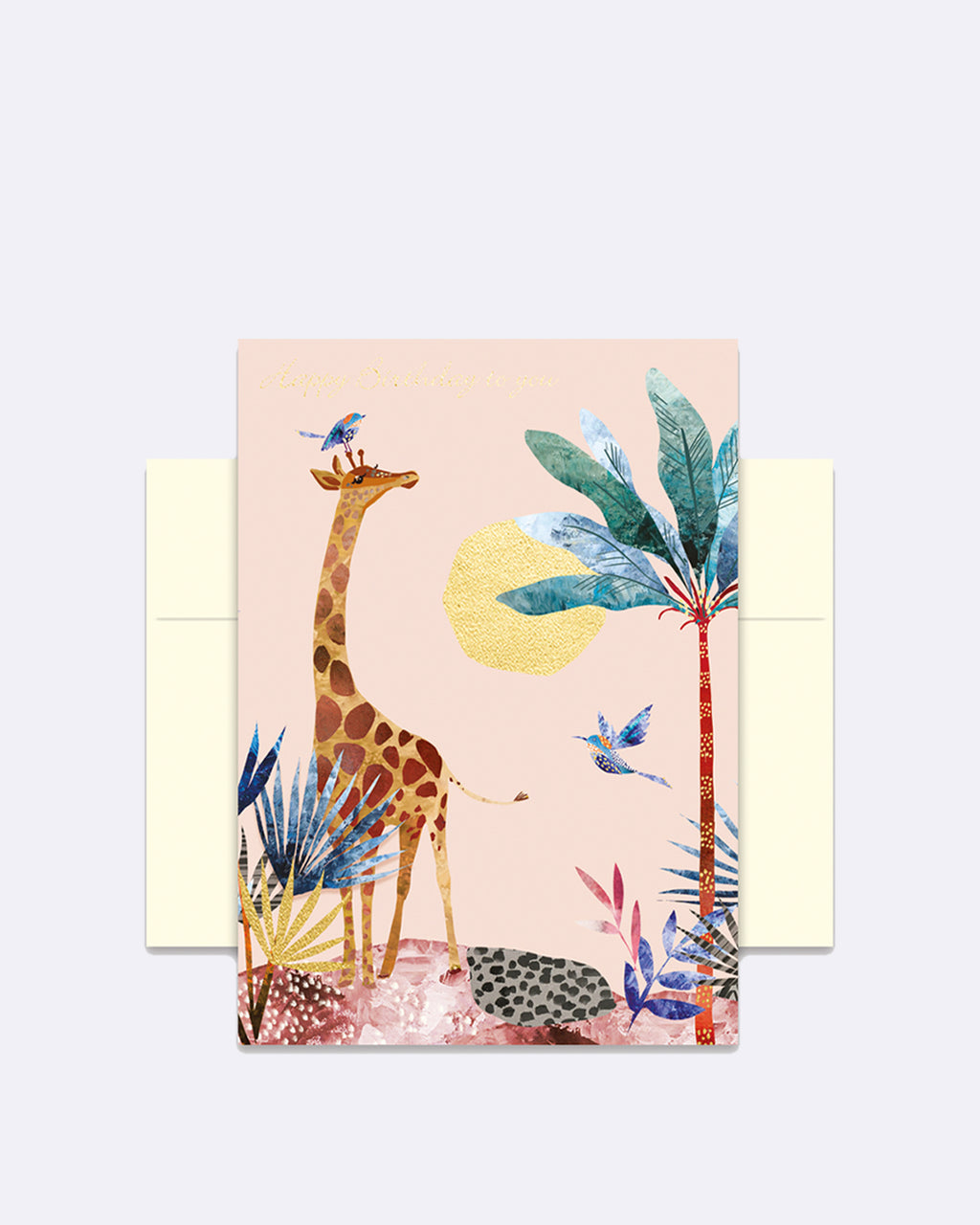 Carte double Joyeux anniversaire