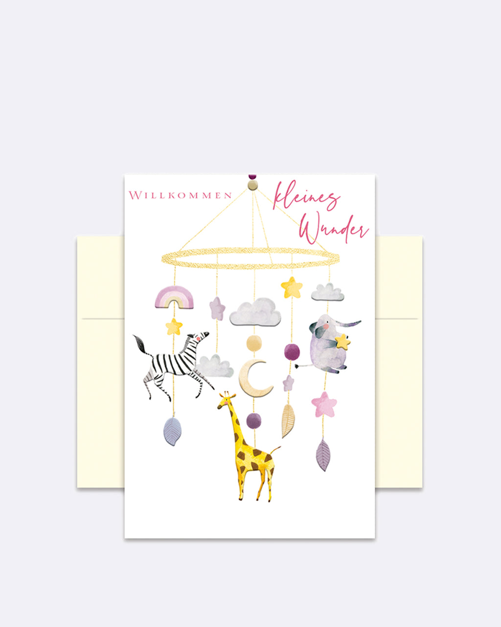 Carte double - Bienvenue petit miracle