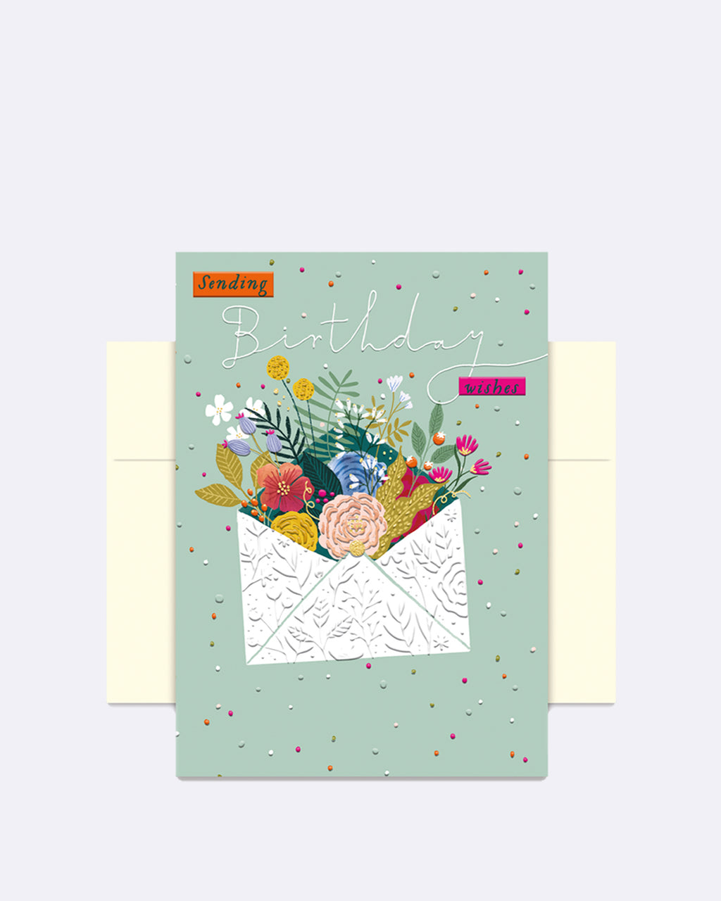 Carte double pour envoyer des vœux d'anniversaire
