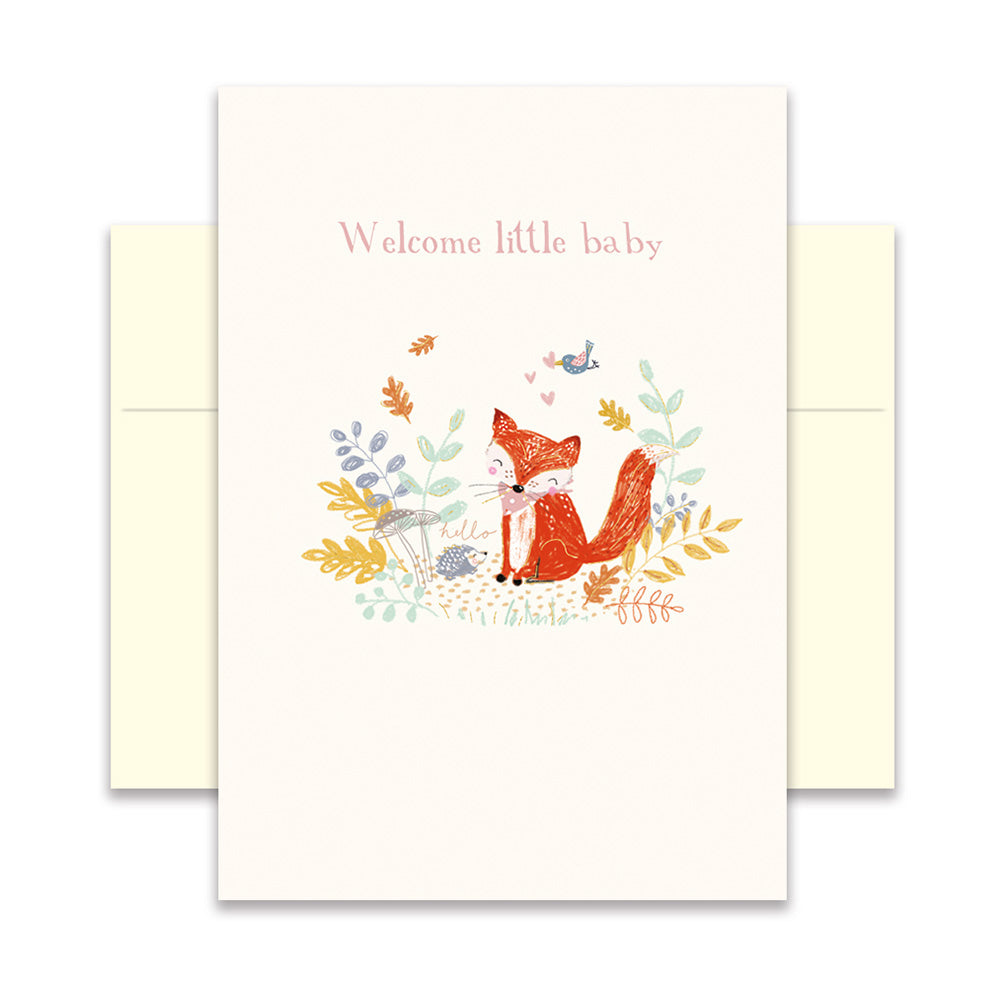 Doppelkarte - Welcome little baby