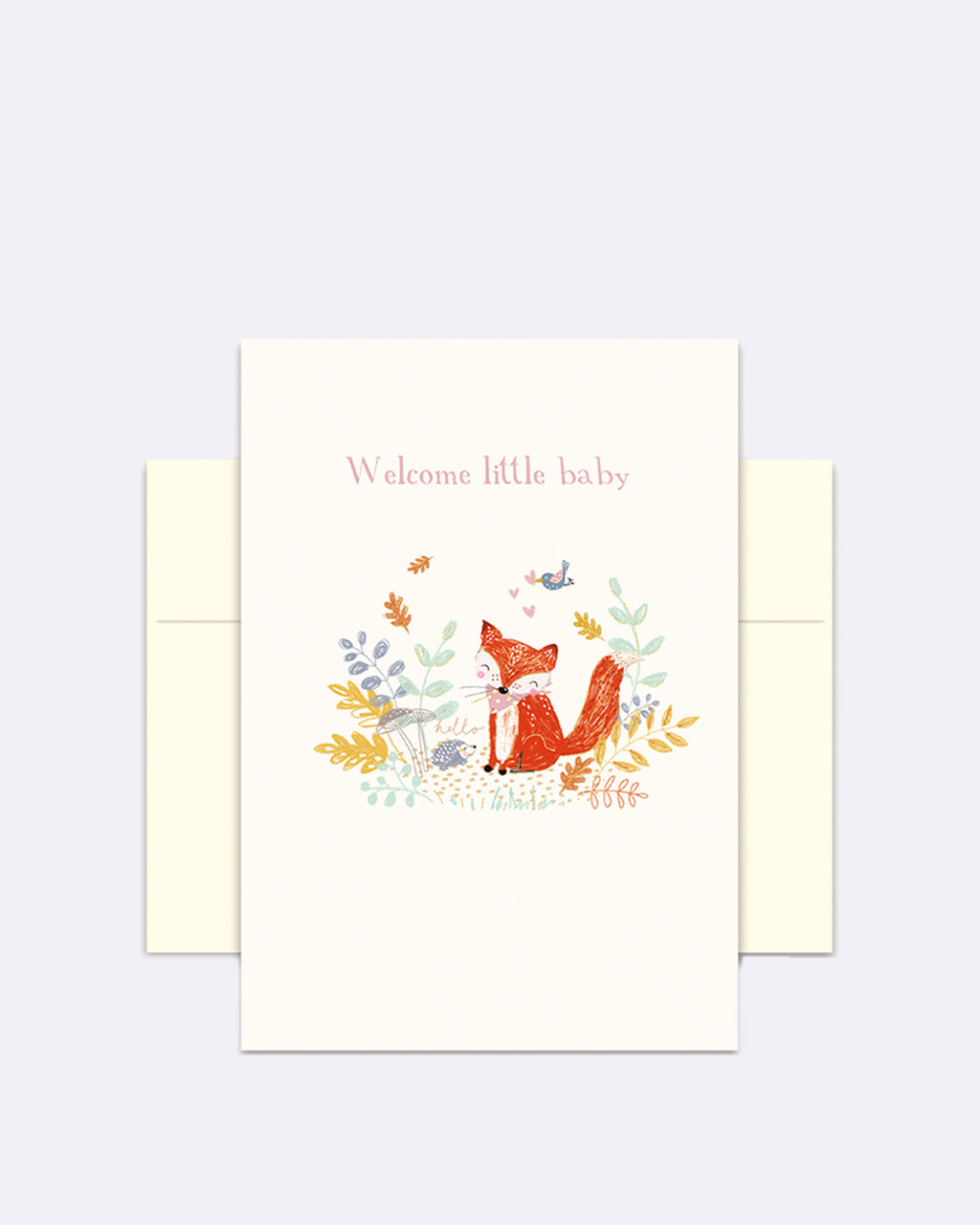 Carte double - Bienvenue petit bébé