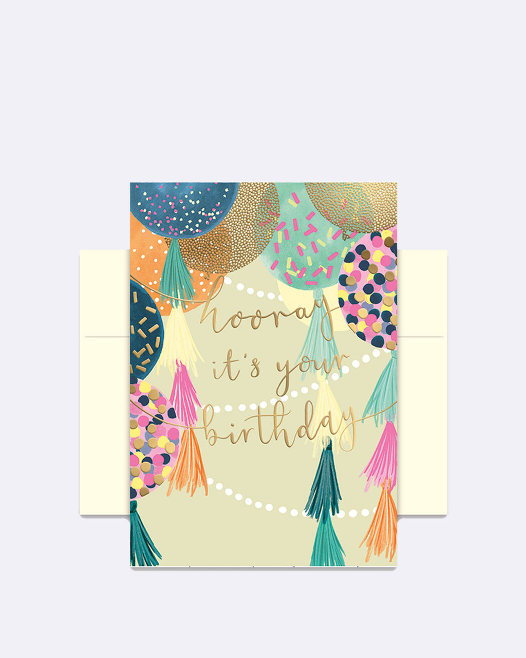 Carte double - hourra c'est ton anniversaire